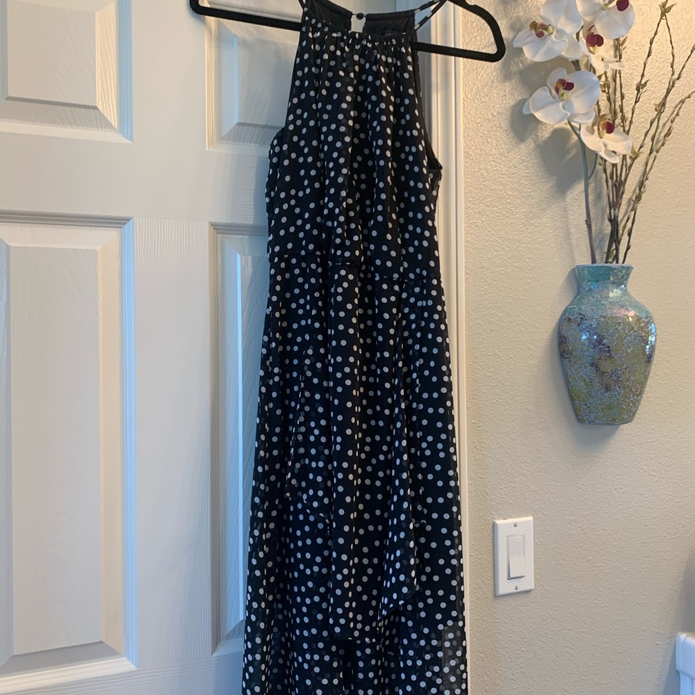 White House Black Market polka dot dress